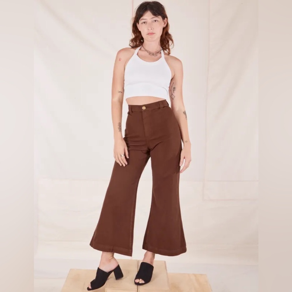 Big Bud Press Rust Brown Wide Leg Trouser Pants | New Durable Heavyweight Pants